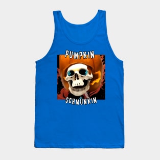 Pumpkin Schmunkin (skull inside carved pumpkin) Tank Top